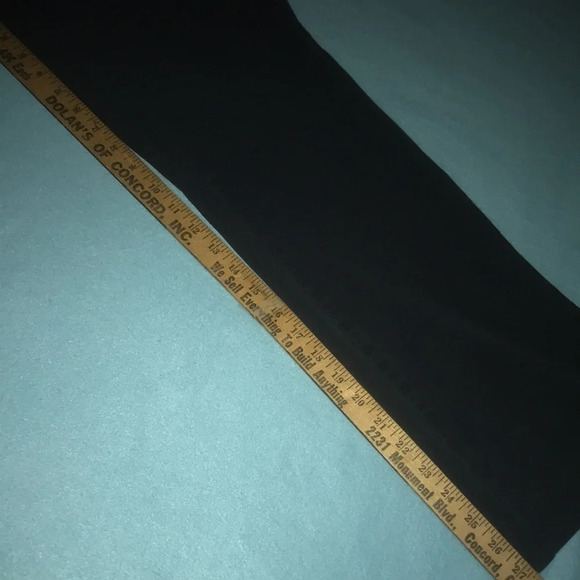 ST. JOHN’S BAY stretchy high waist boot cut black jeans size 12 - Picture 7 of 9